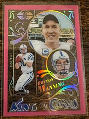 Peyton Manning [Pink] #KC-11 Football Cards 2022 Panini Illusions King Of Prices