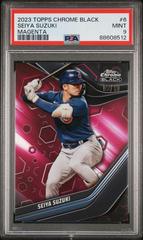 Seiya Suzuki [Magenta] #6 Baseball Cards 2023 Topps Chrome Black Prices