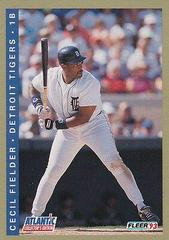 Cecil fielder Baseball Cards 1993 Fleer Atlantic Prices