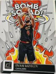 Evan Mobley [Yellow Laser] #12 Basketball Cards 2022 Panini Donruss Bomb Squad Prices