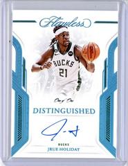 Jrue Holiday [Platinum] #23 Basketball Cards 2022 Panini Flawless Distinguished Auto Prices