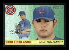 Ricky Nolasco [Black Retrofractor] #96 Baseball Cards 2004 Topps Heritage Chrome Prices