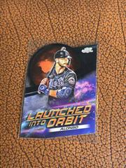 Pete Alonso [Black Eclipse] Baseball Cards 2022 Topps Cosmic Chrome Launched Into Orbit Prices