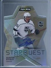 Quinton Byfield [Gold Autograph] Hockey Cards 2021 Upper Deck Synergy Star Quest Prices