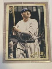 Babe Ruth Baseball Cards 2021 Topps Gallery MLB Originals Prices