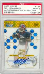 Willis McGahee [Autograph Gold Xfractor] #127 Football Cards 2003 Topps Finest Prices
