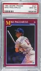 Mike Pagliarulo #42T Baseball Cards 1991 Score Traded Prices