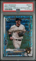 Brice Turang [Speckle Refractor] Baseball Cards 2021 Bowman Chrome Prospects Prices