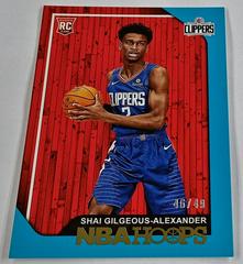 Shai Gilgeous Alexander [Teal] #262 Basketball Cards 2018 Panini Hoops Prices