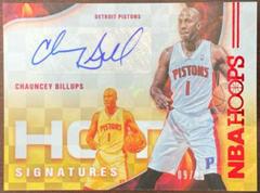Chauncey Billups [Red] #HS-CBL Basketball Cards 2021 Panini Hoops Hot Signatures Prices