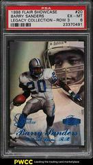 Barry Sanders [Row 3] #20 Football Cards 1998 Flair Showcase Legacy Collection Prices