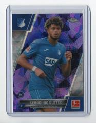 Georginio Rutter [Purple] Soccer Cards 2021 Topps Chrome Bundesliga Sapphire Prices