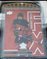 David Goyette #FX-15 Hockey Cards 2022 Upper Deck Team Canada Juniors FX Prices