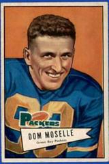 Dom Moselle Football Cards 1952 Bowman Small Prices