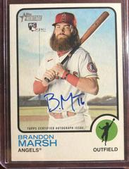Brandon Marsh Baseball Cards 2022 Topps Heritage Real One Autographs Prices