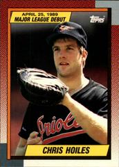 Chris Hoiles #60 Baseball Cards 1990 Topps Major League Debut Prices