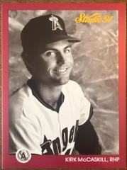 Kirk McCaskill #28 Baseball Cards 1991 Studio Prices