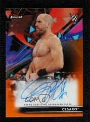 Cesaro [Orange] Wrestling Cards 2021 Topps Finest WWE Roster Autographs Prices
