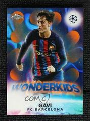 Gavi [Orange] #W-3 Soccer Cards 2022 Topps Chrome UEFA Club Competitions Wonderkids Prices