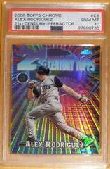 Alex Rodriguez Baseball Cards 2000 Topps Chrome 21st Century Prices