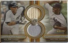 Mariano Rivera / Derek Jeter [Gold Dual Player] #DR2-JR Baseball Cards 2024 Topps Tribute Dual Relic Prices