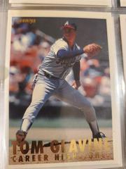 Tom Glavine #4 Baseball Cards 1993 Fleer Glavine Career Highlights Prices