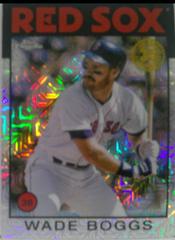 Wade Boggs Baseball Cards 2021 Topps Update 1986 Chrome Silver Pack Prices