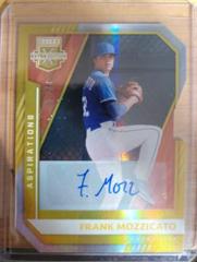 Frank Mozzicato [Aspirations Die Cut Signature Gold] Baseball Cards 2021 Panini Elite Extra Edition Prices