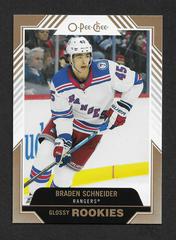Braden Schneider [Gold] Hockey Cards 2022 Upper Deck O Pee Chee Glossy Prices