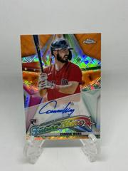 Connor Wong [Orange] Baseball Cards 2022 Topps Chrome Logofractor Future Stars Autographs Prices