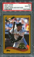 Eric Davis [Home Team Advantage] #26 Baseball Cards 2002 Topps Prices
