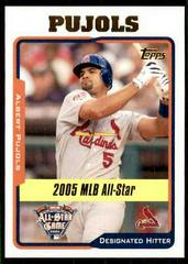 Albert Pujols #UH187 Baseball Cards 2005 Topps Updates & Highlights Prices