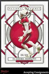 DeAndre Hopkins #2 Football Cards 2020 Panini National Treasures Prices