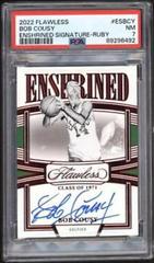Bob Cousy #6 Basketball Cards 2022 Panini Flawless Enshrined Signature Prices