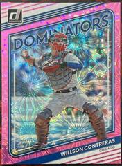 Willson Contreras [Pink Fireworks] #D-10 Baseball Cards 2022 Panini Donruss Dominators Prices