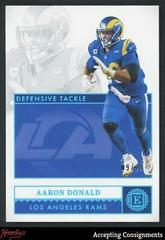 Aaron Donald [Sapphire] #53 Football Cards 2021 Panini Encased Prices