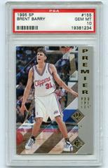 Brent Barry #155 Basketball Cards 1995 SP Prices