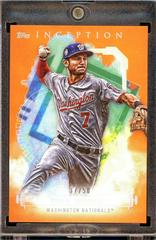 Trea Turner [Orange] #46 Baseball Cards 2019 Topps Inception Prices