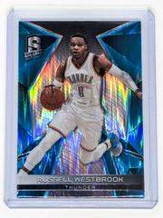 Russell Westbrook [Neon Blue] Basketball Cards 2016 Panini Spectra Prices