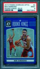 Ben Simmons [Blue] Basketball Cards 2016 Panini Donruss Optic Rookie Kings Prices