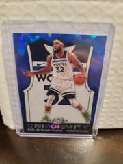 Karl Anthony Towns [Blue Cracked Ice] #25 Basketball Cards 2019 Panini Contenders Optic Uniformity Prices