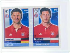 Robert Lewandowski, Thomas Muller Soccer Cards 2016 Topps UEFA Champions League Sticker Prices