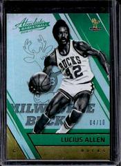 Lucius Allen [Spectrum Gold] Basketball Cards 2016 Panini Absolute Prices