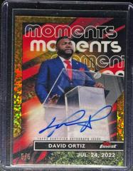 David Ortiz [Gold Mini Diamond] Baseball Cards 2023 Topps Finest Moments Autographs Prices
