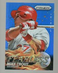Mike Trout [Blue Prizm] #F4 Baseball Cards 2013 Panini Prizm Fearless Prices
