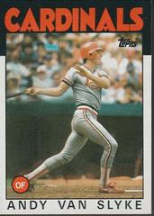 Andy Van Slyke #683 Baseball Cards 1986 Topps Prices