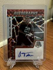 Alontae Taylor [Red] #RAM-AT Football Cards 2022 Panini Mosaic Rookie Autographs Prices