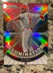 Jo Adell [Red White & Blue Prizm] #IL-1 Baseball Cards 2021 Panini Prizm Illumination Prices