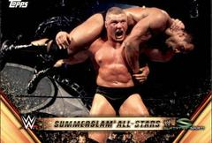 Brock Lesnar def. The Rock for the WWE Championship Wrestling Cards 2019 Topps WWE SummerSlam All Stars Prices