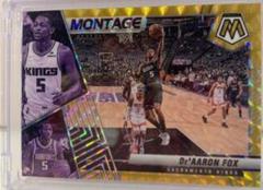De'Aaron Fox [Gold] Basketball Cards 2021 Panini Mosaic Montage Prices